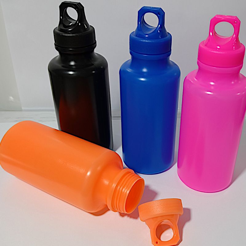 kit 20 Garrafinhas Squeeze Com tampa Mosquetão 500ml EXCLUSIVIDADE