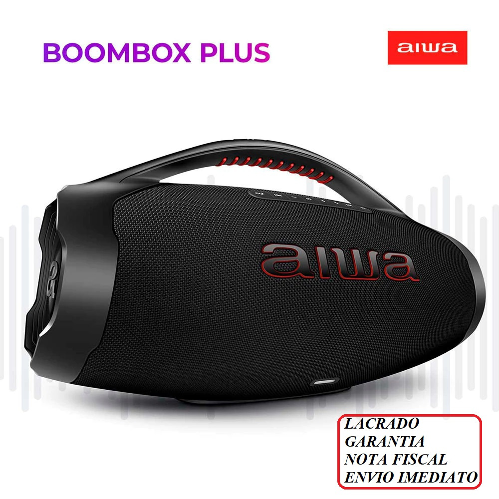 Caixa de Som Boombox Aiwa Aws-bbs-01b: Onde Comprar | BuscaProdutos