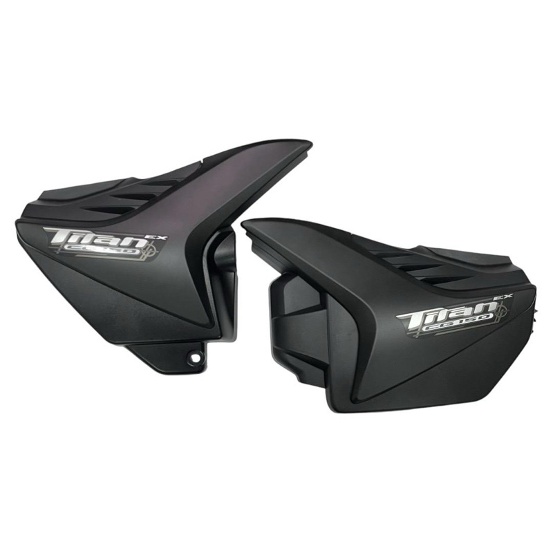 TAMPA LATERAL COMPLEMENTO CG TITAN 150 2009 - 2013 PRETO FOSCO - EX em Oferta na Shopee