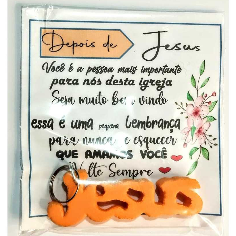 Kit Personalizado de chaveiro + Tag + Saquinho para Campanha Congresso Festividade de Igreja em Oferta na Shopee