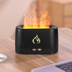 Umidificador De Ar Difusor De Aroma Aromaterapia 200 Ml USB Ultrasonic Óleo Essencial Quarto Fragrância