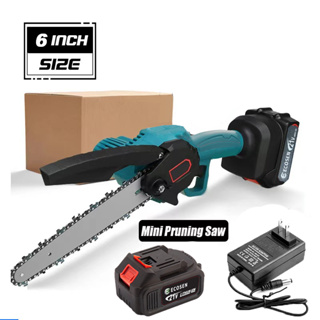 21V Motoserra Elétrica 2 Bateria Bivolt Recarregável Moto Serra Mini em Oferta na Shopee