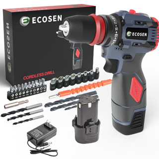 16.8V Parafusadeira 2 Baterias Furadeira Ferramentas sem escova em Oferta na Shopee