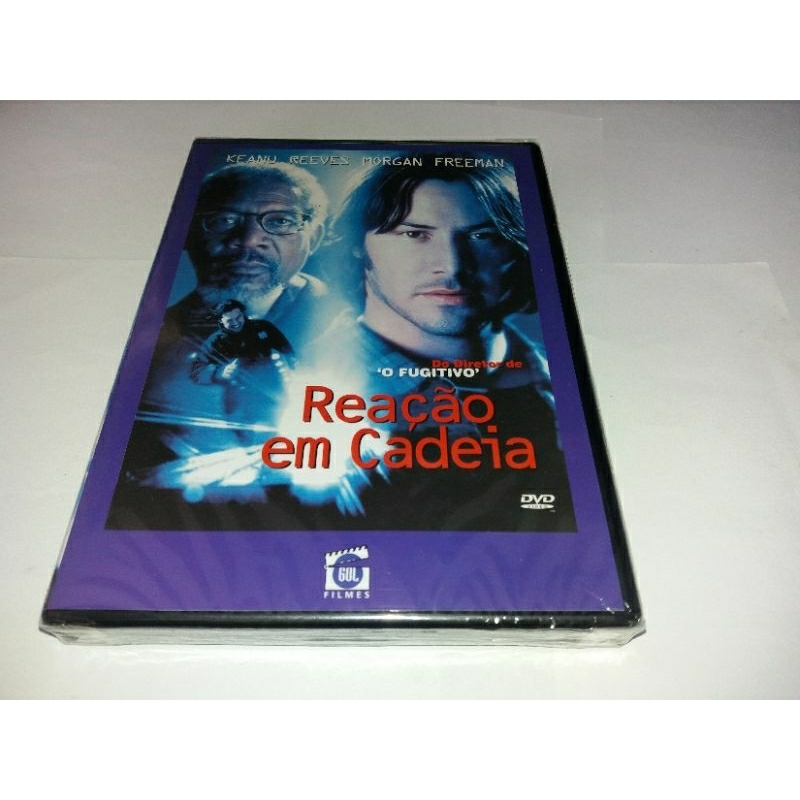 Dvd - Reacao em Cadeia - 1999 - Keanu Reeves - Morgan Freeman - Lacrado