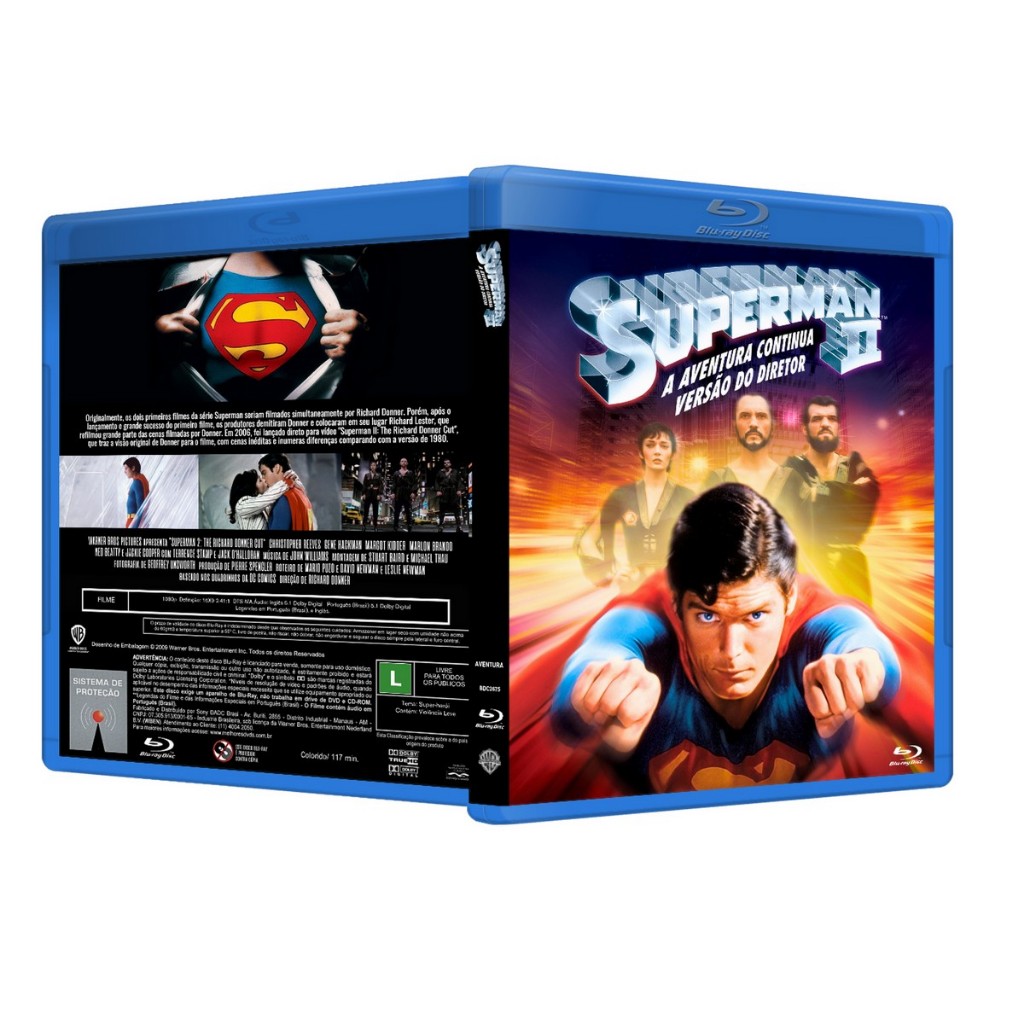 Blu-ray: Superman 2 - Versão Do Diretor DUB/LEG [PERSONALIZADO]