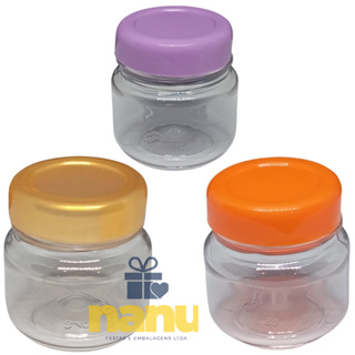 20 Potes papinha 40 ml - potes de plastico com tampa potinhos para lembrancinhas festas aniversarios em Oferta na Shopee