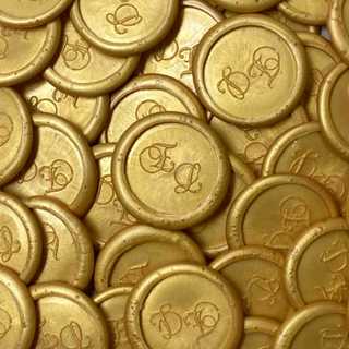 Lacre de Cera Ouro Perolado - Personalizado em Oferta na Shopee