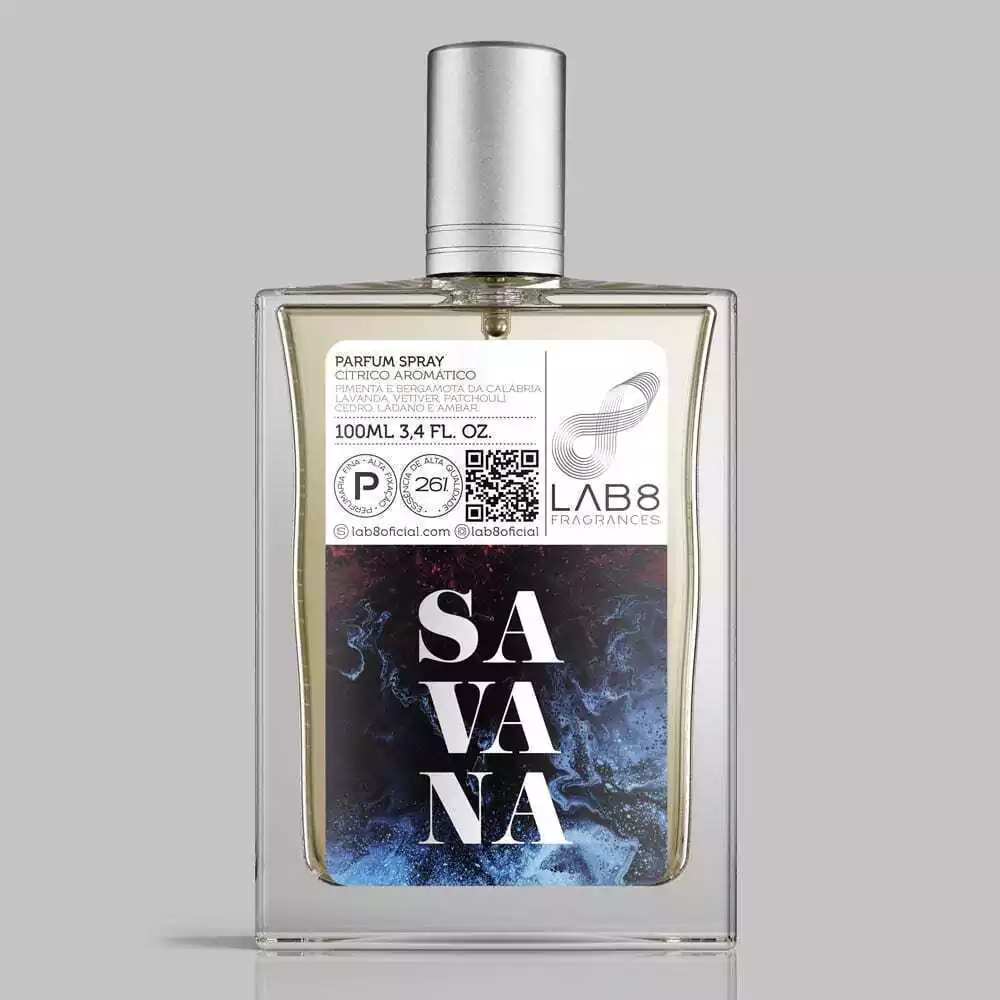 Perfume Savana Masculino Homem Parfum FLUY Lab8 100 ml em Oferta na Shopee