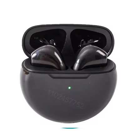 TWS Fone De Ouvido Bluetooth, Pro 6, Fones De Ouvido Sem Fio Bluetooth, Mini Auricular, Microfone Duplo