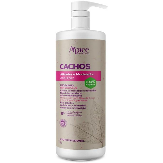 Apice Modelador e Ativador Antifrizz Cachos 1000ml