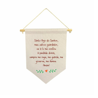 Flamula Decorativa santo anjo do senhor em Oferta na Shopee