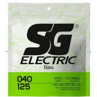 Encordoamento SG 040 Níquel para Baixo 5 Cordas Tensão Extra Leve em Oferta na Shopee