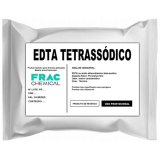 EDTA Tetrassódico 1Kg em pó em Oferta na Shopee