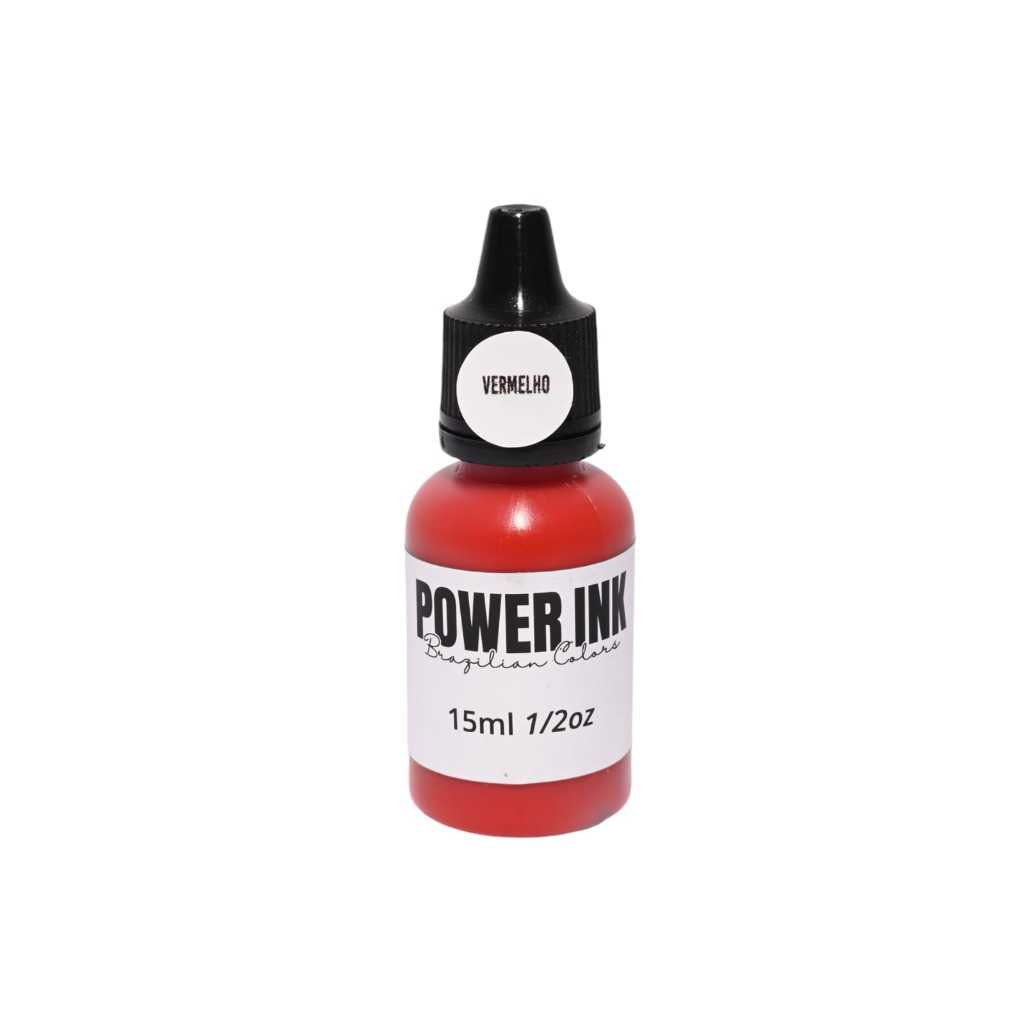 FRASCO TINTA MICROPIGMENTAÇÃO LABIAL VERMELHO 15ML