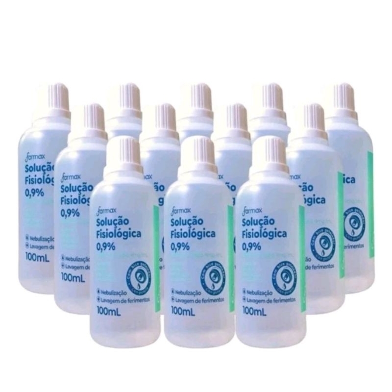 soro fisiológico 0,9% 100ml Farmax