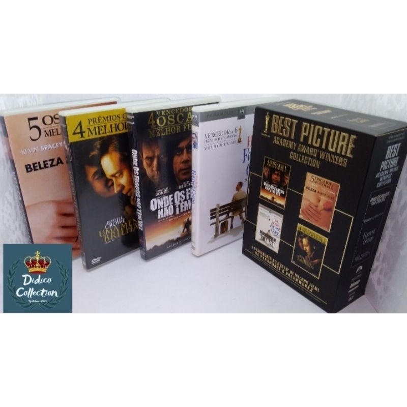 Box DVD Best Picture Academy Award Winners Collection 4 Filmes Vencedores do Oscar Melhor Filme