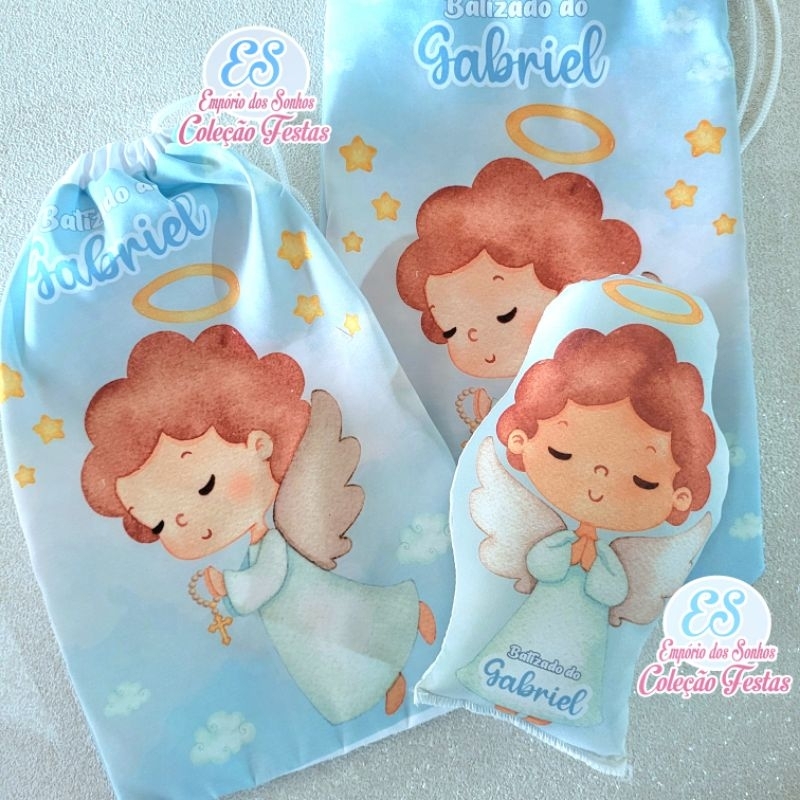 kit Anjinhos para lembrancinha de Batizado e Primeira comunhão kit batizado primeira eucaristia