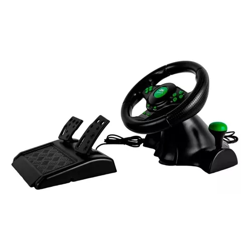 Volante Racer Xbox 360 Ps3 Ps2 Pc Pedal Cambio Vibração