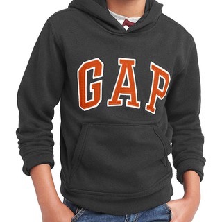 GAP Blusa Moletom Infantil - Grafite com Laranja