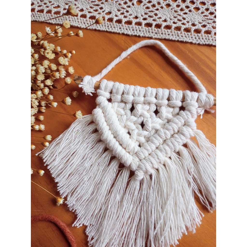 Painel de Macrame Mini Painel Boho Chic