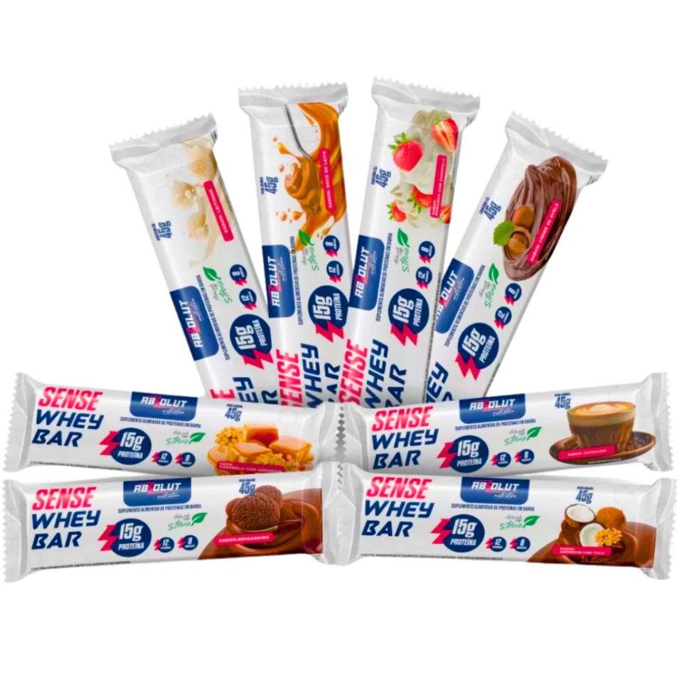 Barra Proteina Sense Whey Bar UN – Barrinha de proteína Vários Sabores em Oferta na Shopee