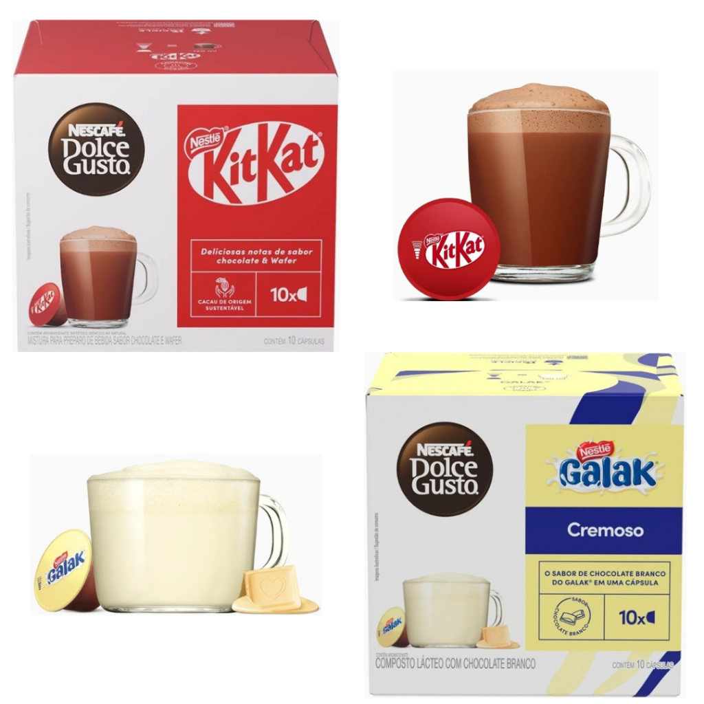 Dolce Gusto Kit Kat Galak 20 Cápsulas de Café Nescafé® Dolce Gusto®