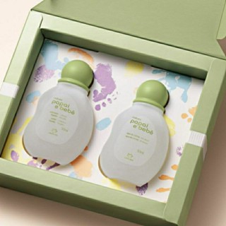 Kit mamãe e bebê natura (papai e bebê) colônia 50ml + sabonete líquido 50ml em Oferta na Shopee