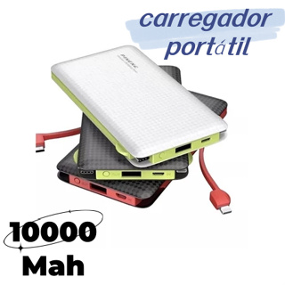 Carregador Portátil Pineng Power Bank 10.000mah,5000mah,20.000 mah com adaptador iPhone,V8 em Oferta na Shopee