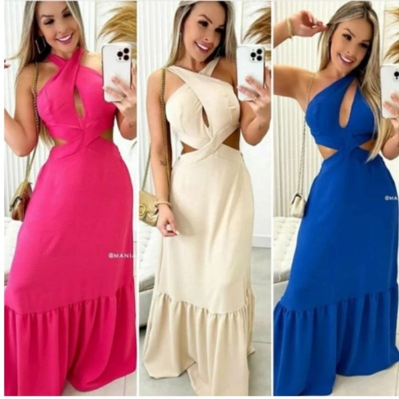 vestido Feminino longo duna