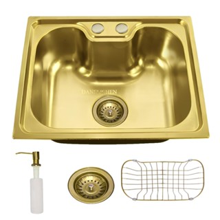 Cuba Gourmet Dourada 50 CM Com Avarias INOX 201 em Oferta na Shopee