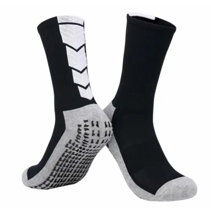 Meia Esportiva Antiderrapante Futebol Tipo Pro Socks Treino Corrida Meião Sport