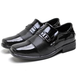 Sapato Social Elegante Linha Infantil com Sola de Borracha em Oferta na Shopee