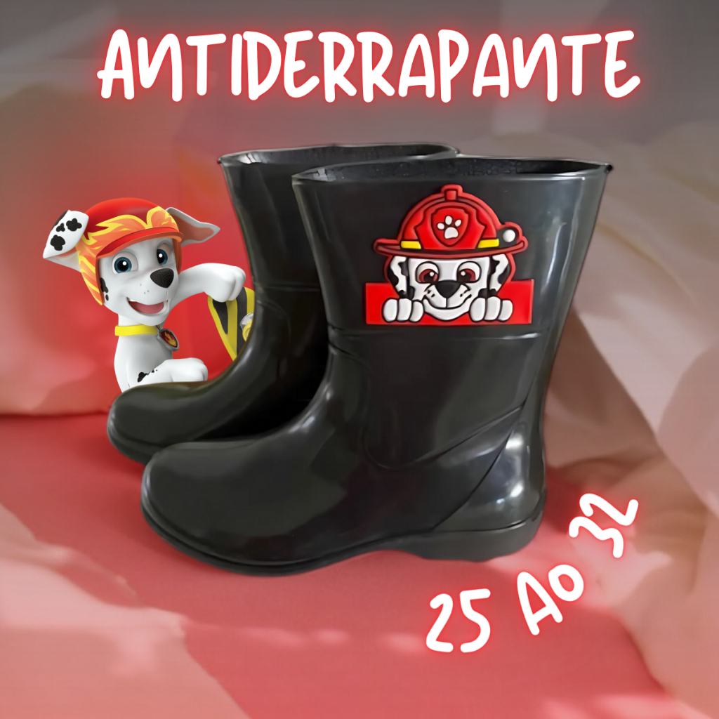 Bota Galocha Infantil Juvenil Menino 19 ao 34 Impermeavel