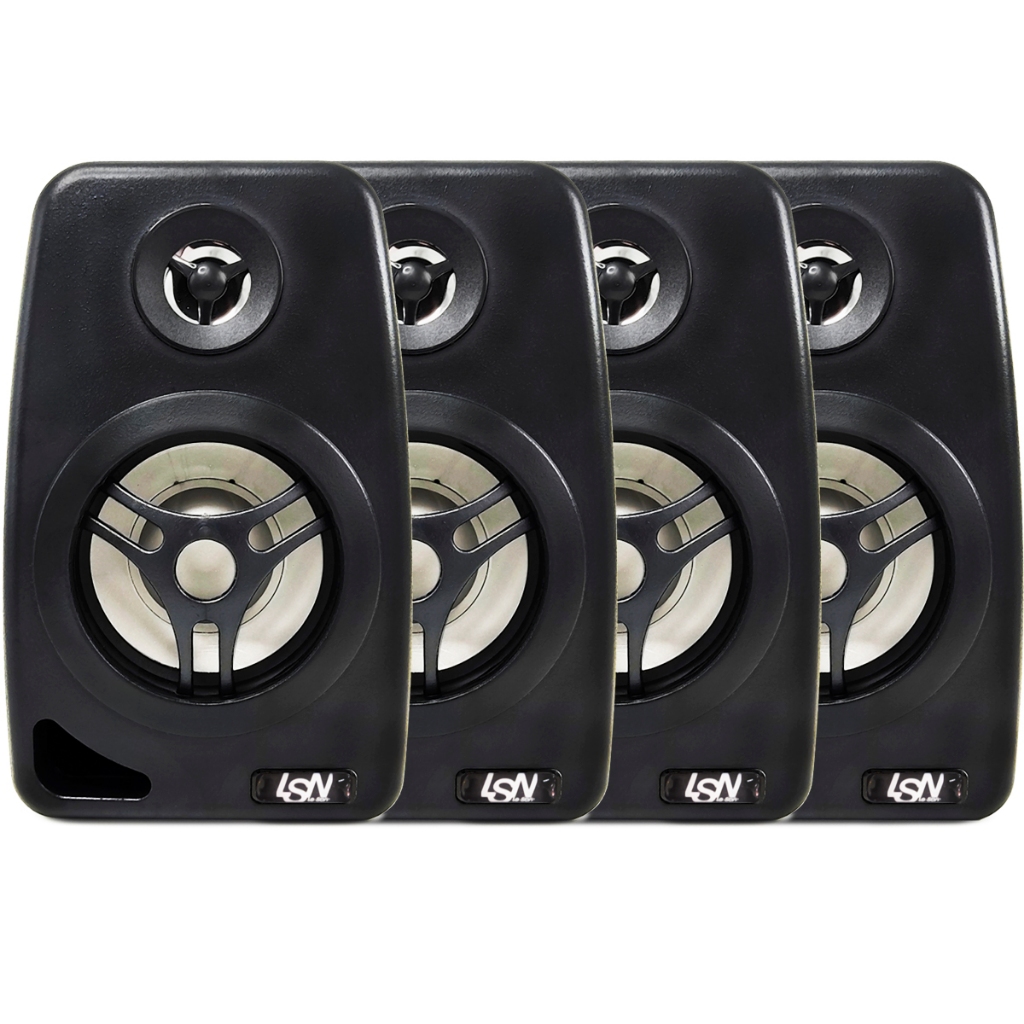 4 Caixa Som Acustica Com Suporte Som Ambiente 70w Leson em Oferta na Shopee