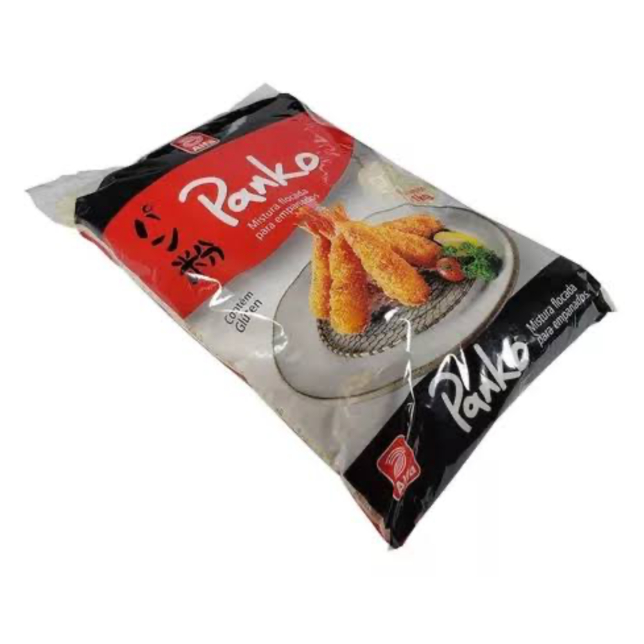 Farinha Panko Alfa 1 Kg Mistura Flocada Para Empanados