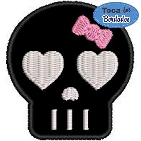Patch Caveira 5x4,5 cm Cód.3264