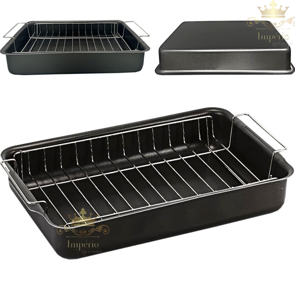 Assadeira Antiaderente com Grelha: Onde Comprar | BuscaProdutos