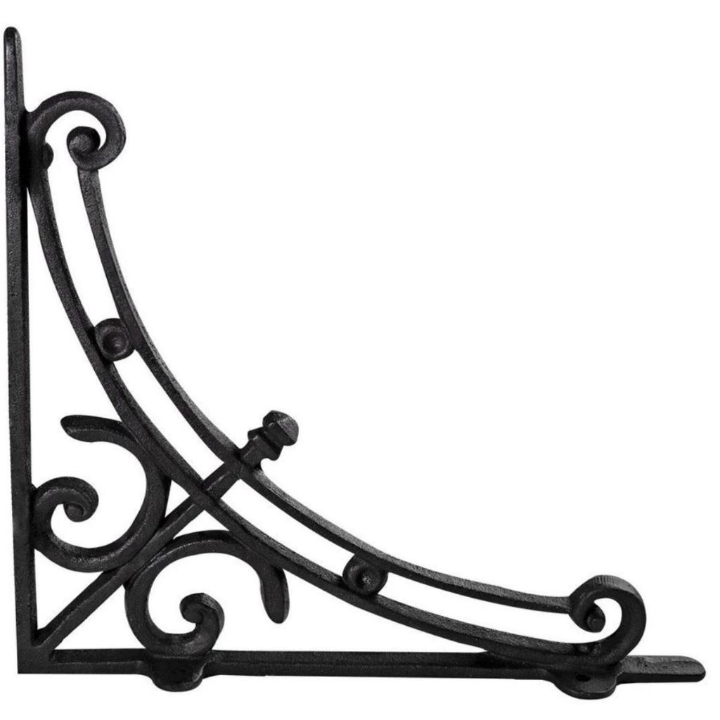 01 Suporte Mão Francesa de Ferro Fundido Cantoneira Para Prateleira 40x40 Cm