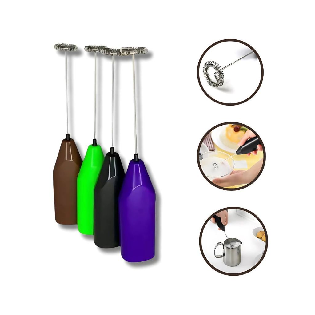 Mini Mixer Elétrico Inox Misturador Batedor Elétrico para Claras Ovos Shake Bebidas Mixer Portatil