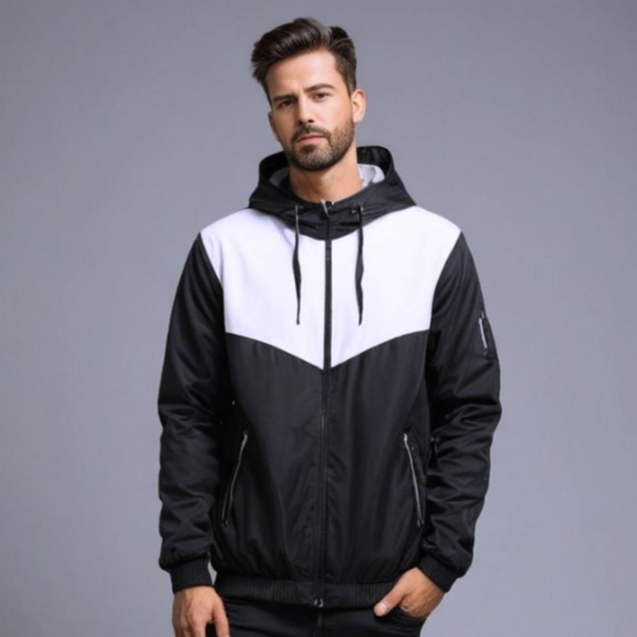 Jaqueta de Frio Blusa Corta Vento Premium Com Capuz Casaco Blusão Bobojaco Moletom com Ziper Inverno