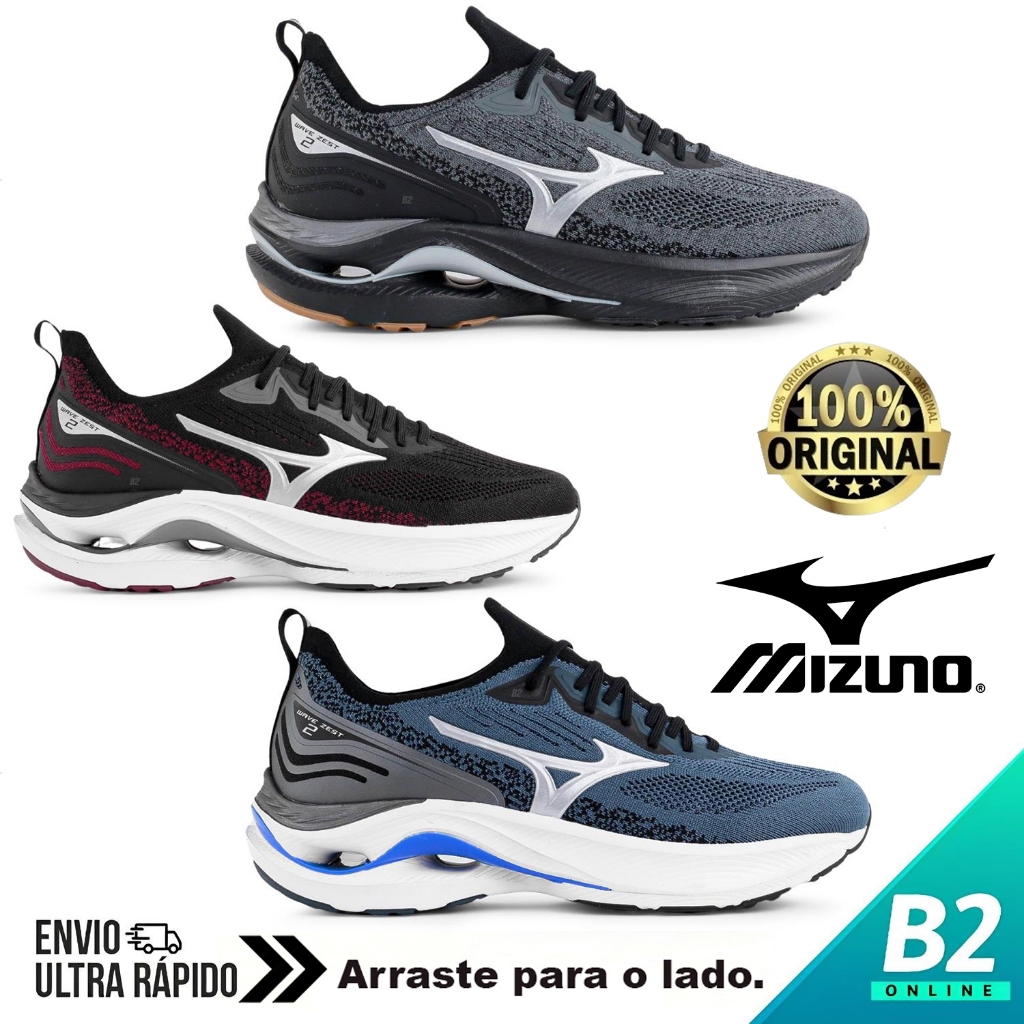 Tênis Mizuno Wave Zest 2 Masculino 100% Original Com Nota Fiscal e Garantia em Oferta na Shopee