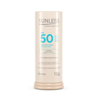 Protetor Solar Facial Stick (bastão) 12g FPS 50 Efeito Matte Sunless em Oferta na Shopee