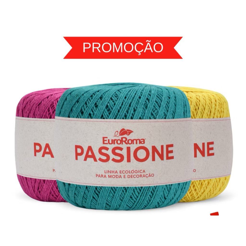 Linha Fio EuroRoma Passione Nº3 - 396 metros (Espessura Charme) 150g — imagem 2 de 2