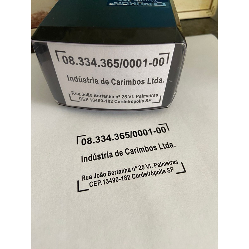 Carimbo CNPJ