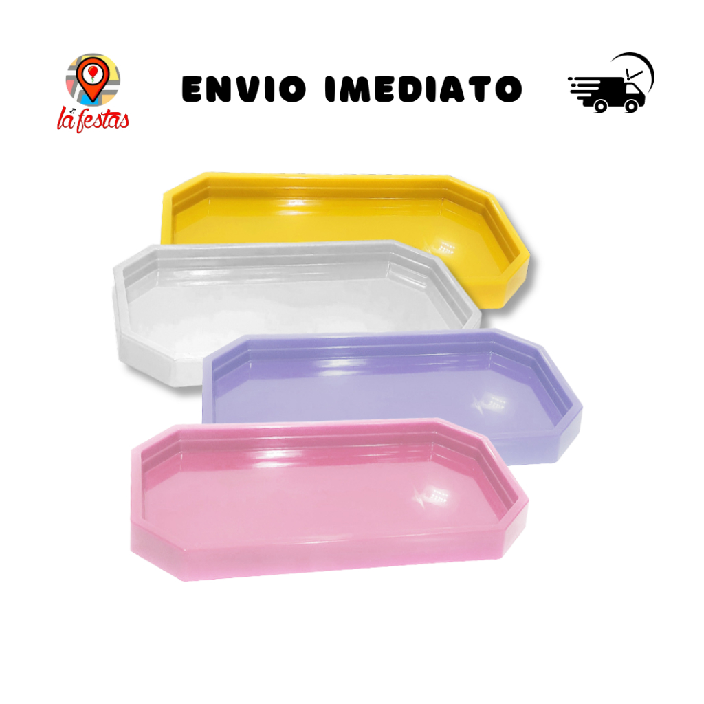 Mini Bandeja Lapidada - Varias Cores