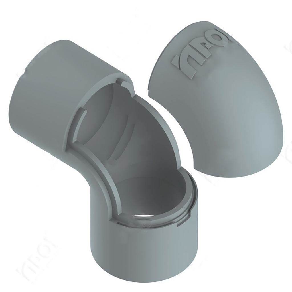 Kit com 10 Conexão Condulete Joelho com Janela PVC Inpol em Oferta na Shopee