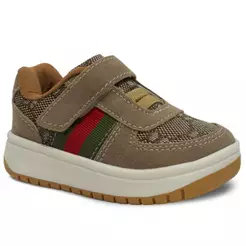 Tenis Infantil Casual Nº 22 ao 27 Sapato Calce Facil Moda Escolar Masculino Menino 11.133i