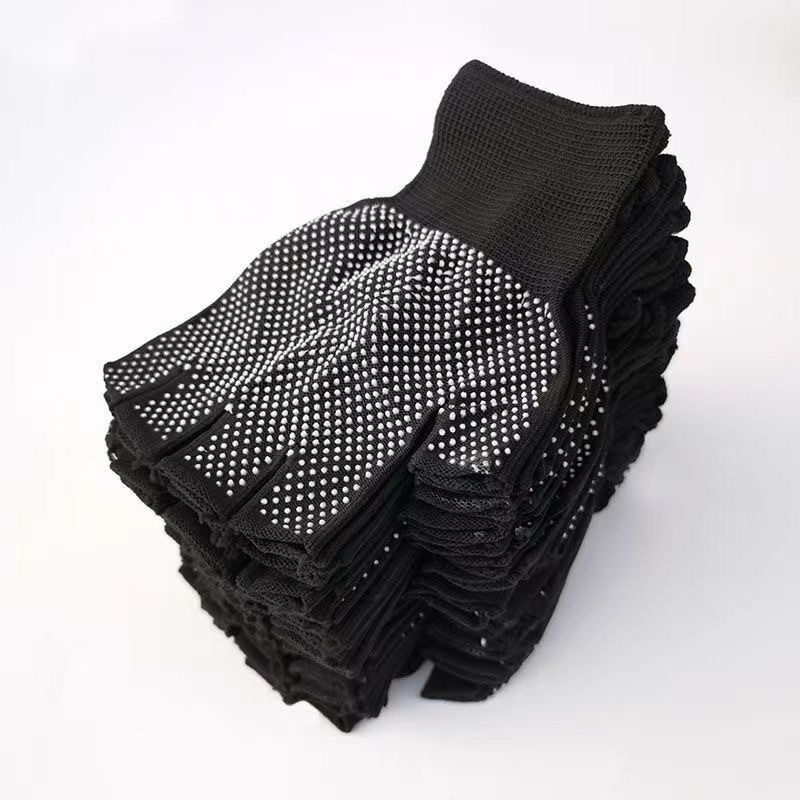 Luva Emborrachada Sem Dedo Unissex - Resistente e Durável.