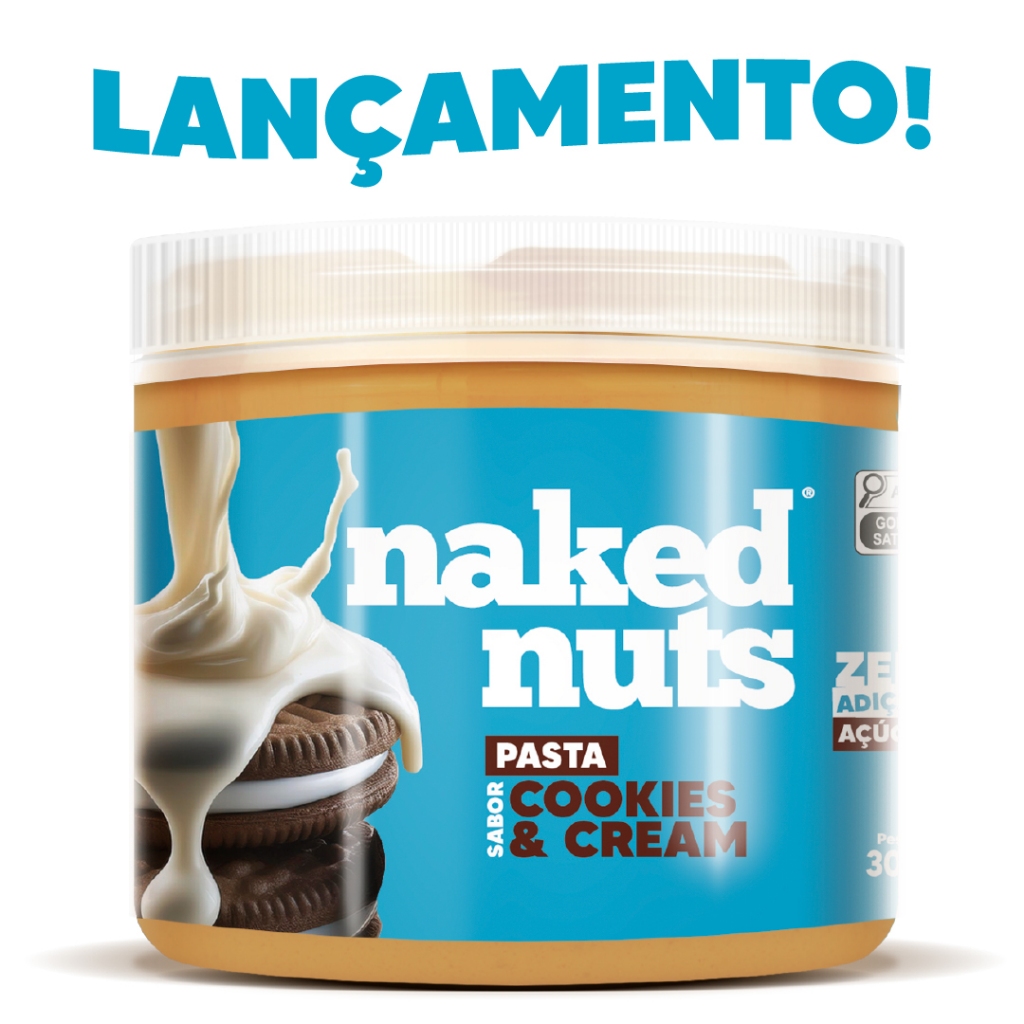 Pasta de Amendoim com Cookies & Cream (300g) - Food & Beverages