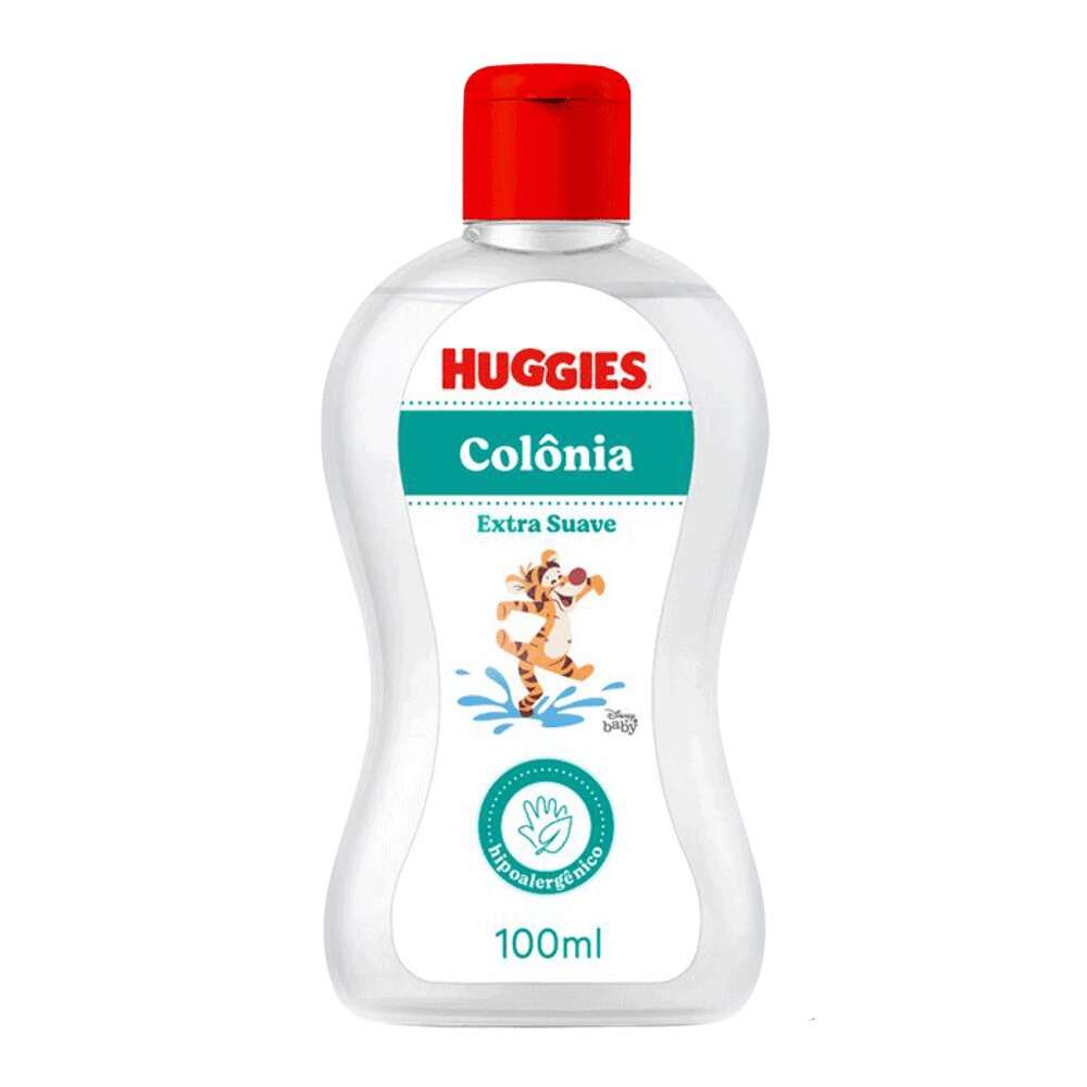Colônia Huggies Extra Suave 100ml | Hipoalergênica | Perfume Suave e Duradouro em Oferta na Shopee